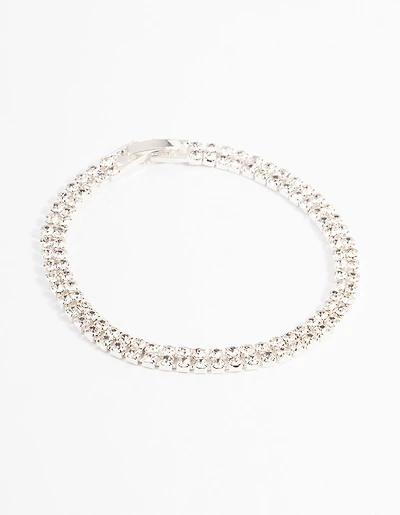 Bracelet de tennis en chaîne Silver Classic Cup
