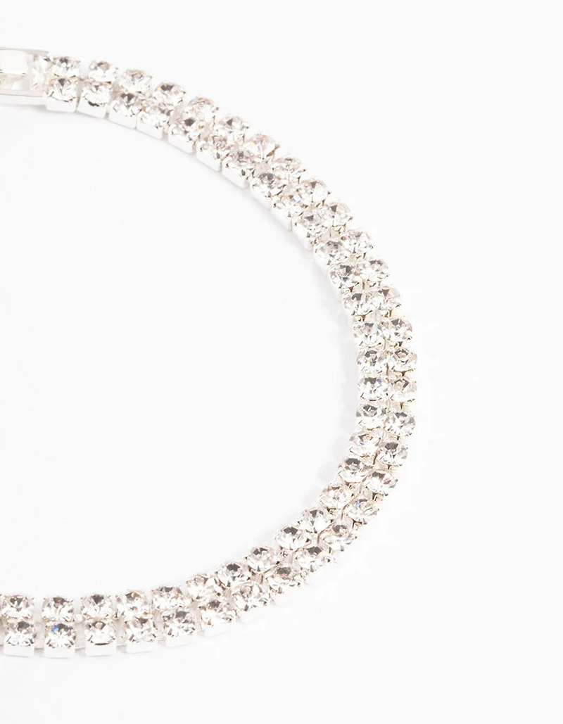 Bracelet de tennis en chaîne Silver Classic Cup