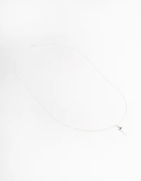 Sterling Silver Dagger Pendant Necklace