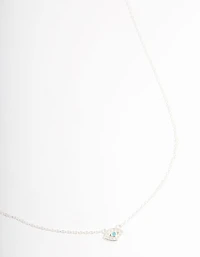 Sterling Silver Evil Eye Necklace