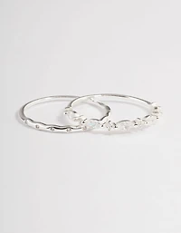 Sterling Silver Marquise Ring Pack