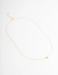 Gold Plated Sterling Silver Evil Eye Necklace