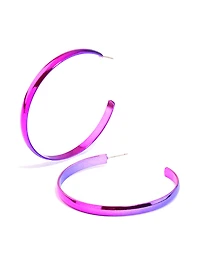 Shiny Smooth 58mm Hoop Earrings