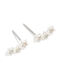 Boucles d’oreilles Silver Star Crawler Stud