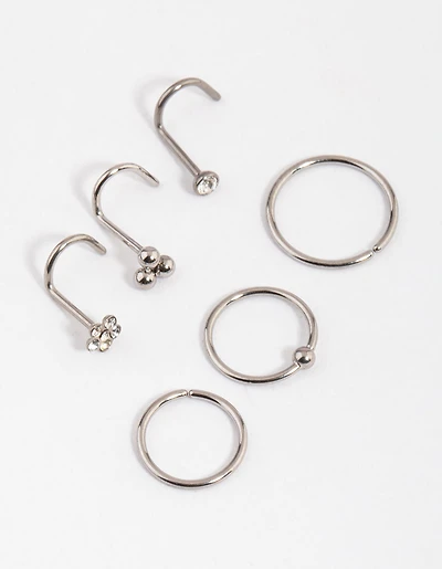 Titanium Flower & Trio Ball Nose 6-Pack