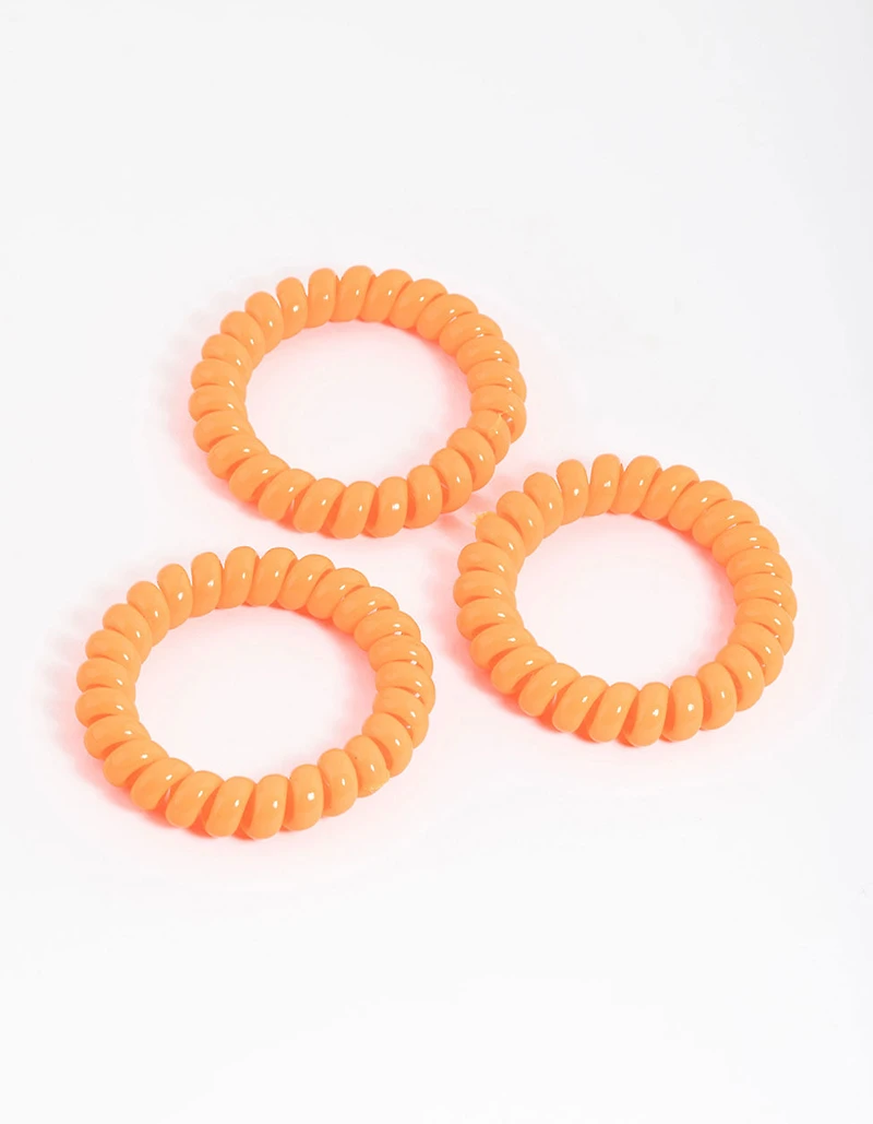 Plastic Large Hair Spiral Pack