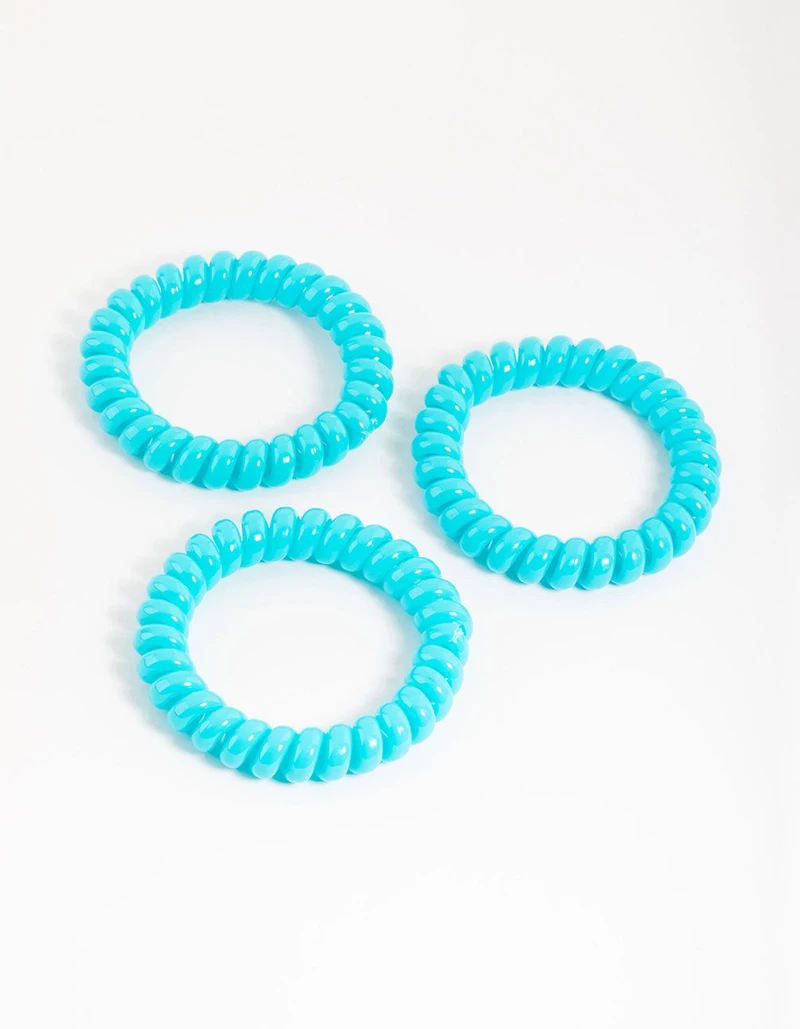 Plastic Large Hair Spiral Pack