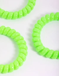 Plastic Large Hair Spiral Pack