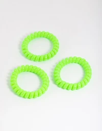 Plastic Large Hair Spiral Pack