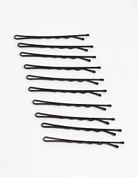 Coated Black Bobby Pin 10-Pack