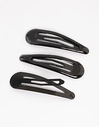 Coated Black Bubble Snap Clip Pack