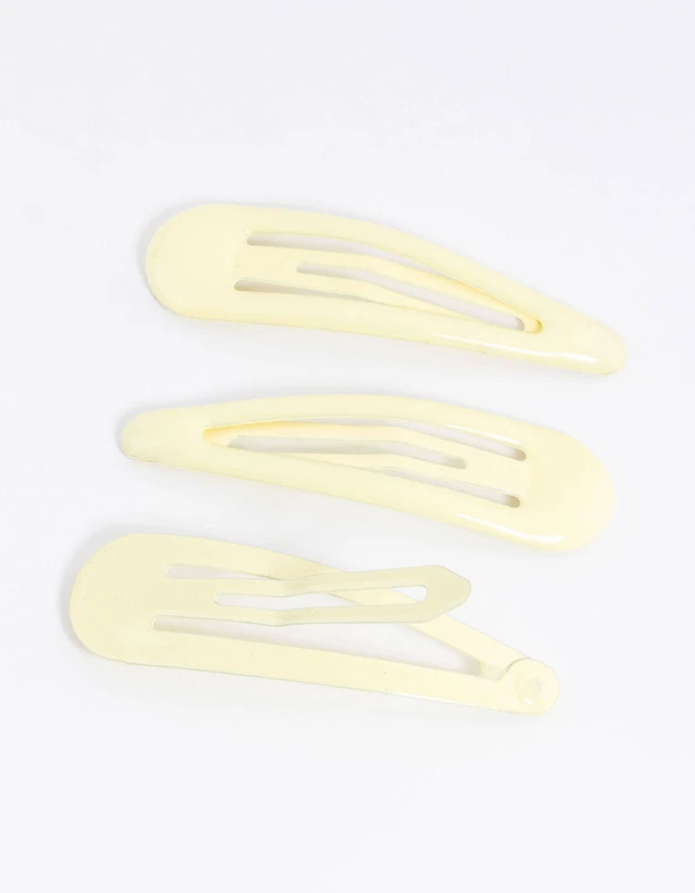 Coated Yellow Mixed Bubble Snap Clip Pack