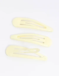 Coated Yellow Mixed Bubble Snap Clip Pack
