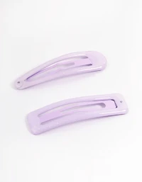 Coated Purple Mixed Bubble Snap Clip Pack