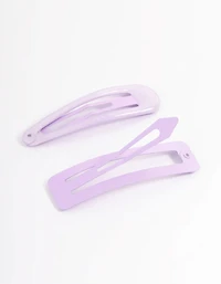 Coated Purple Mixed Bubble Snap Clip Pack