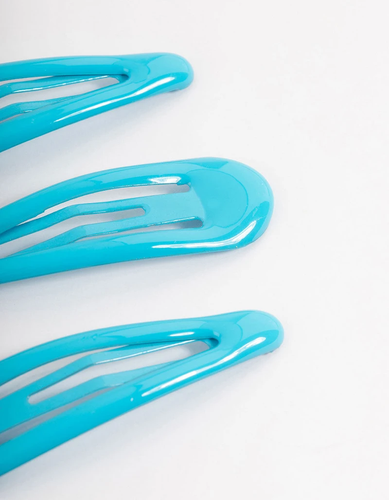 Coated Teal Bubble Snap Clip Pack