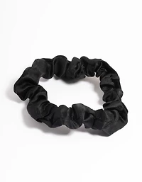 Chouchou étroit en tissu noir