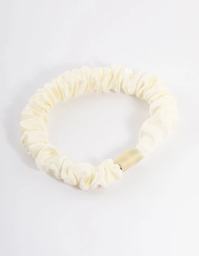 Fabric Clamp Thin Scrunchie