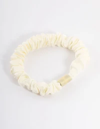 Fabric Clamp Thin Scrunchie