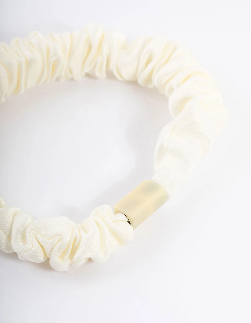 Fabric Clamp Thin Scrunchie