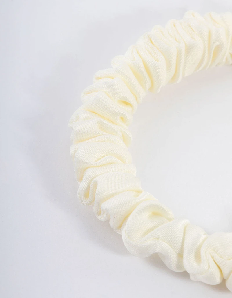 Fabric Clamp Thin Scrunchie