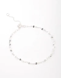 Sterling Silver Mirror Link Bracelet