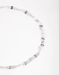 Sterling Silver Mirror Link Bracelet