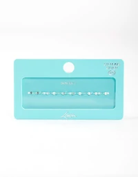 Sterling Silver Mirror Link Bracelet