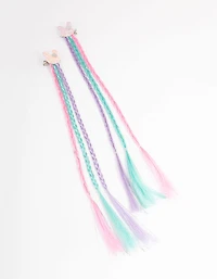 Kids Faux Hair Bunny Braid Clip