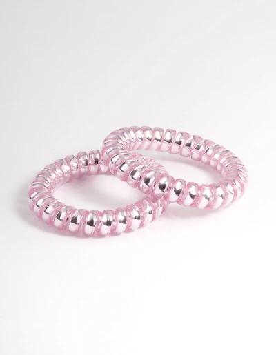 Plastic Hair Spirals Pack
