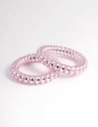 Plastic Hair Spirals Pack