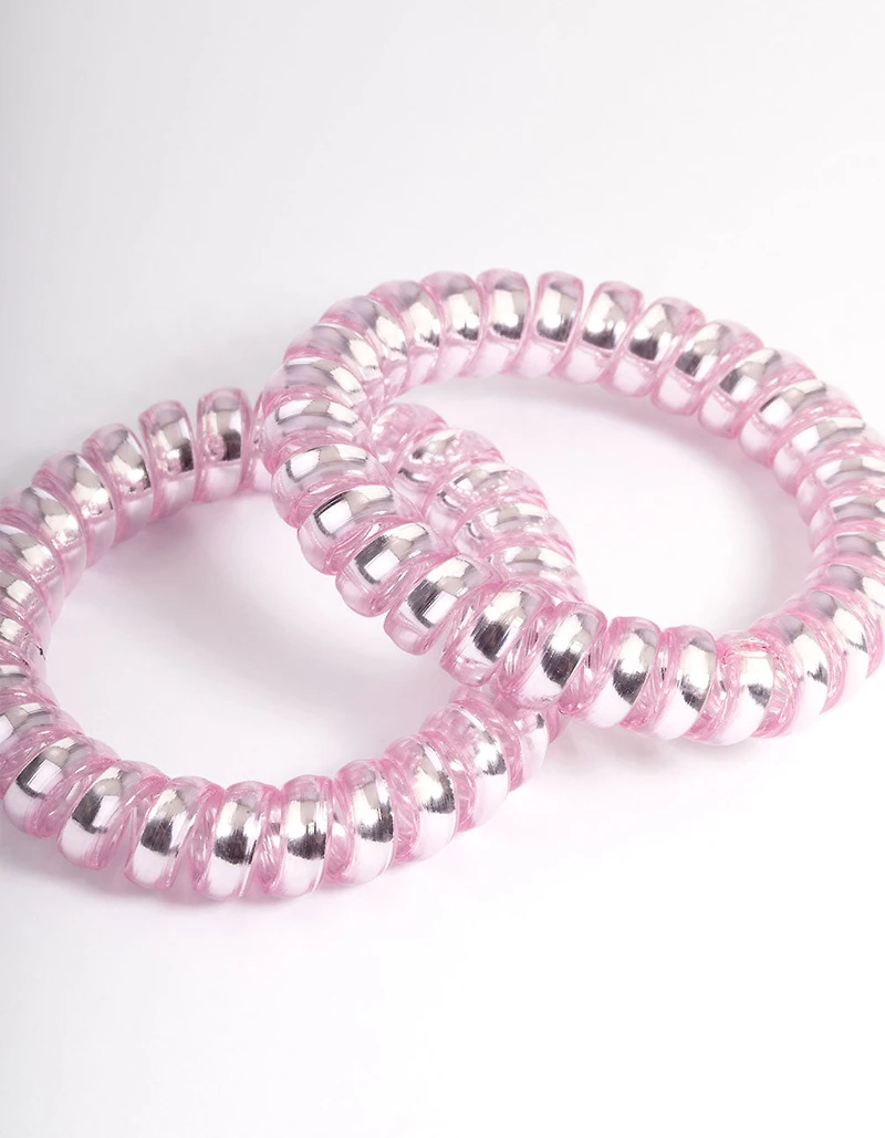 Plastic Hair Spirals Pack