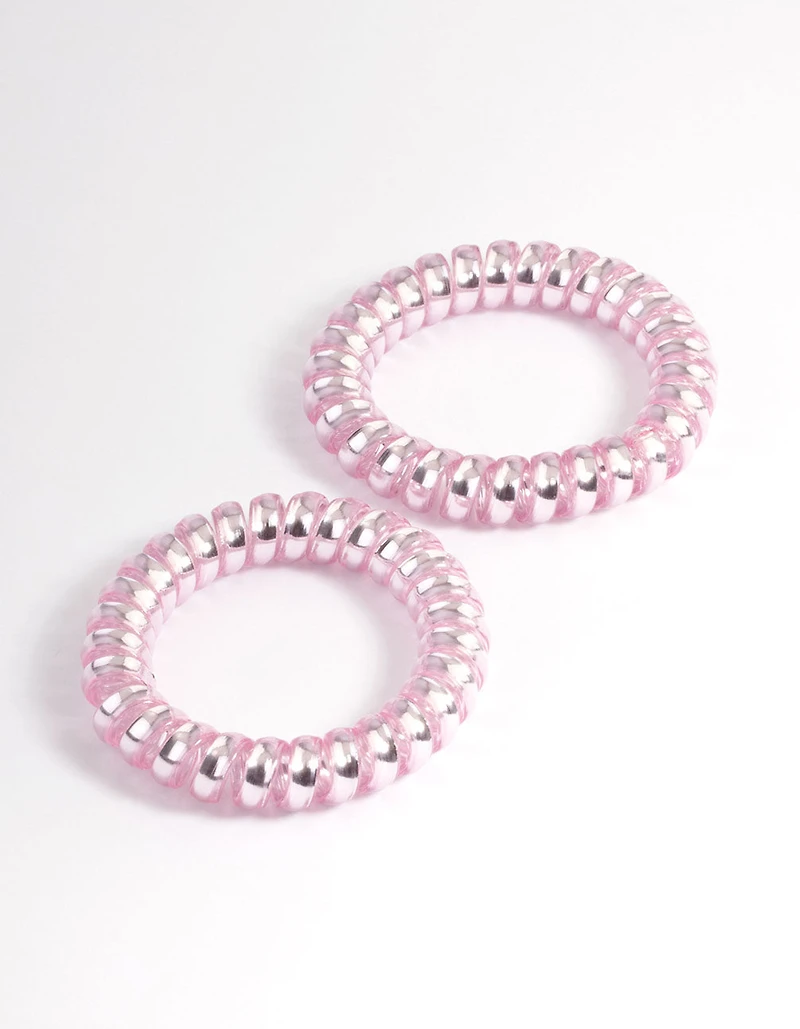 Plastic Hair Spirals Pack