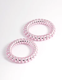 Plastic Hair Spirals Pack