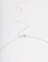 Silver Precious Lock Necklace