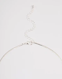 Silver Wheat Chain Necklace