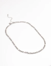 Silver Figaro Chain Necklace