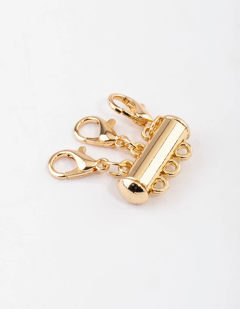 Gold Necklace Three Necklace Separator