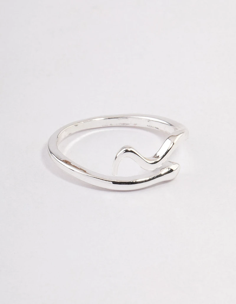 Silver Plated Mini Snake Ring