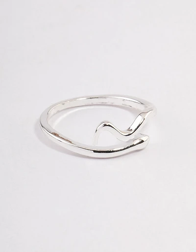 Silver Plated Mini Snake Ring