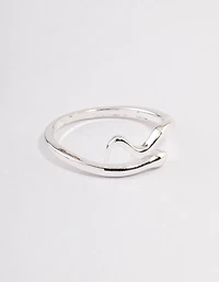 Silver Plated Mini Snake Ring