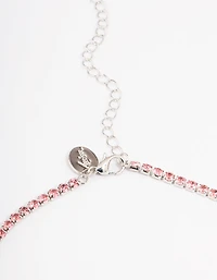 Silver Butterfly Curb Choker