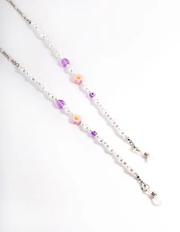 Silver Pearl Fig Classes Chain