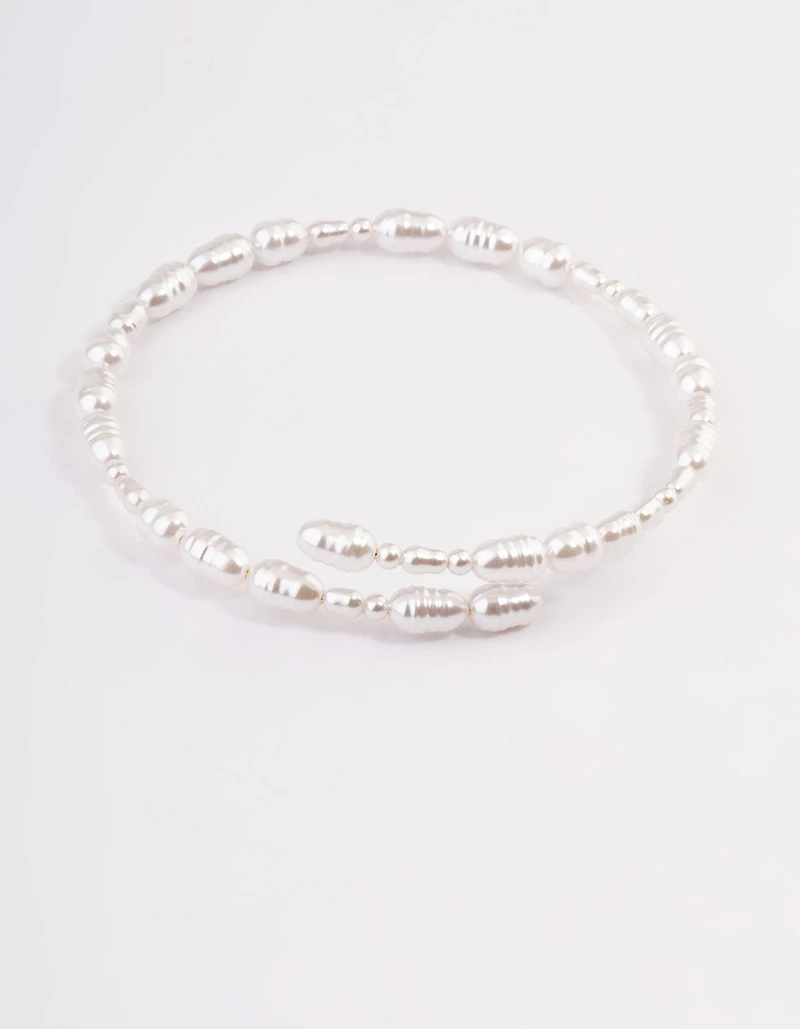 Pearl Wrap Arm Cuff