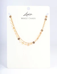 Gold Coin Layer Waist Chain