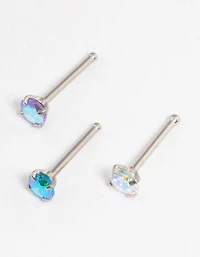 Surgical Steel Colourful Nose Pack