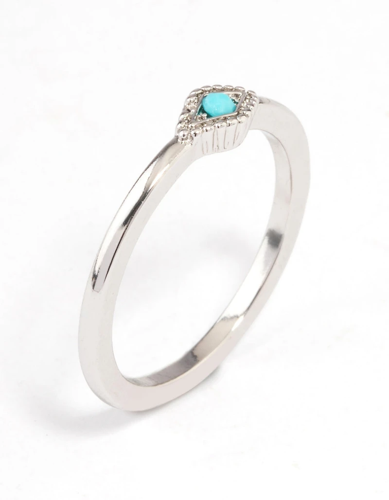 Silver Intricate Eye Ring