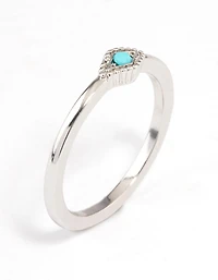 Silver Intricate Eye Ring