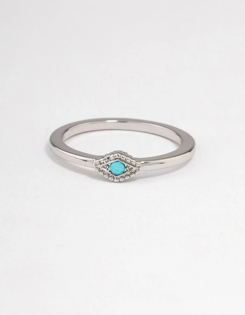 Silver Intricate Eye Ring