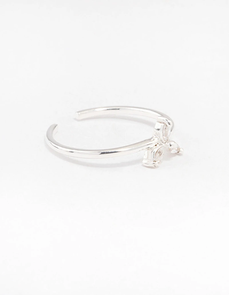 Sterling Silver Trio Marquise Ring